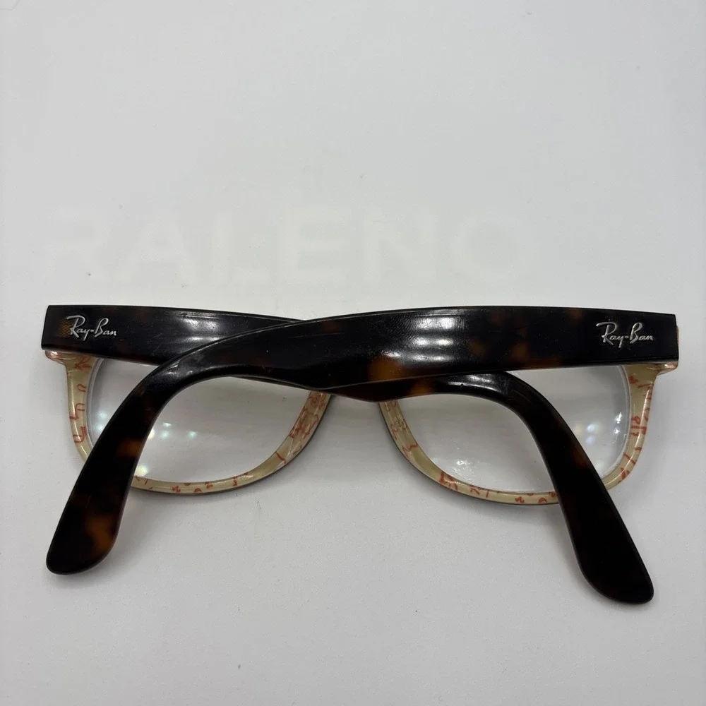 Ray Ban RB 5184 5057 50-18-145 Brown Tortoise Red Eyeglasses Frames #C35